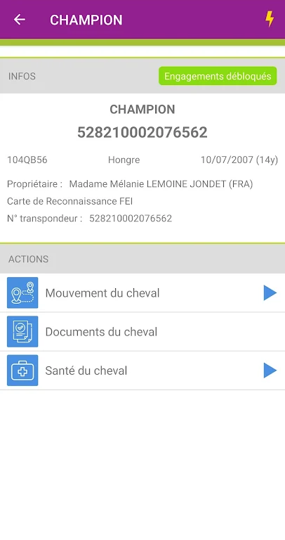 FEI HorseApp Screenshot3