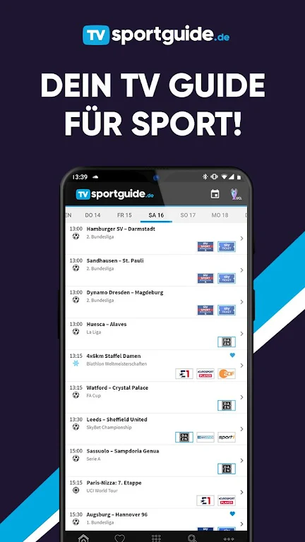 TVsportguide.de - Sport im TV! Screenshot1