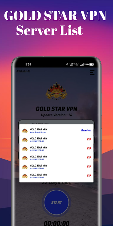 GOLD STAR VPN Screenshot3