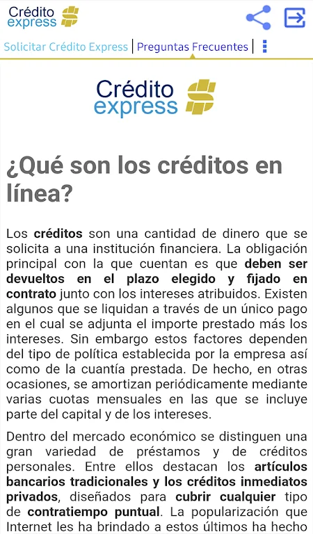 Crédito Express Screenshot2