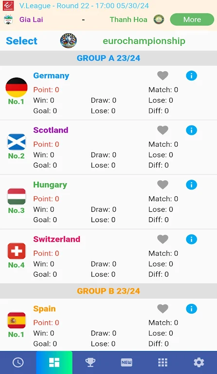 Euro Matches 2024 Screenshot2