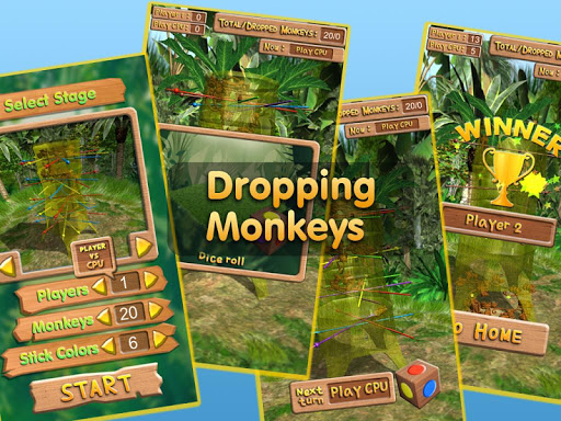 Dropping Monkeys 3D Board Game Screenshot3