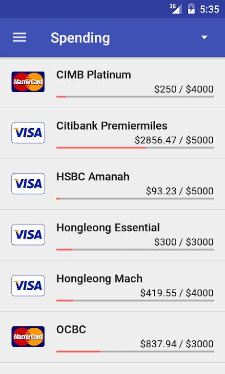 Credit Card Manager Screenshot4