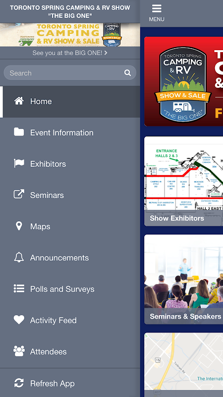 Toronto Spring Camping RV Show Screenshot3