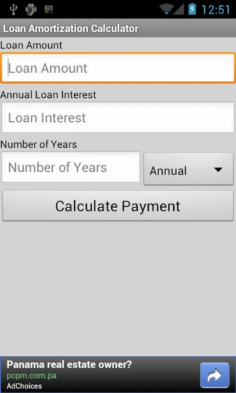 Loan Amortization Calculator Screenshot3