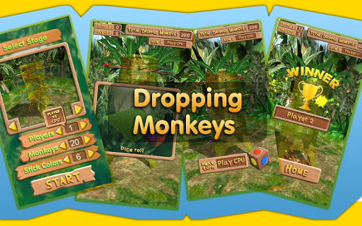 Dropping Monkeys 3D Board Game Screenshot2