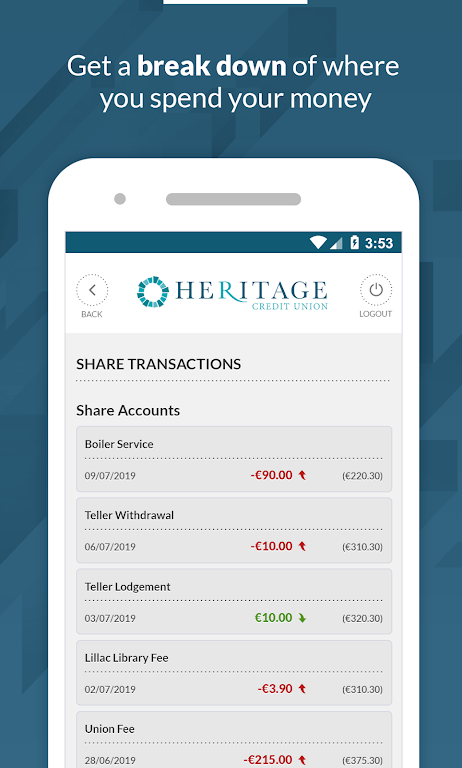 Heritage Credit Union Screenshot3