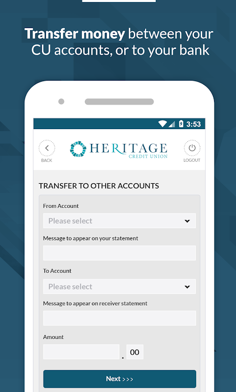 Heritage Credit Union Screenshot4