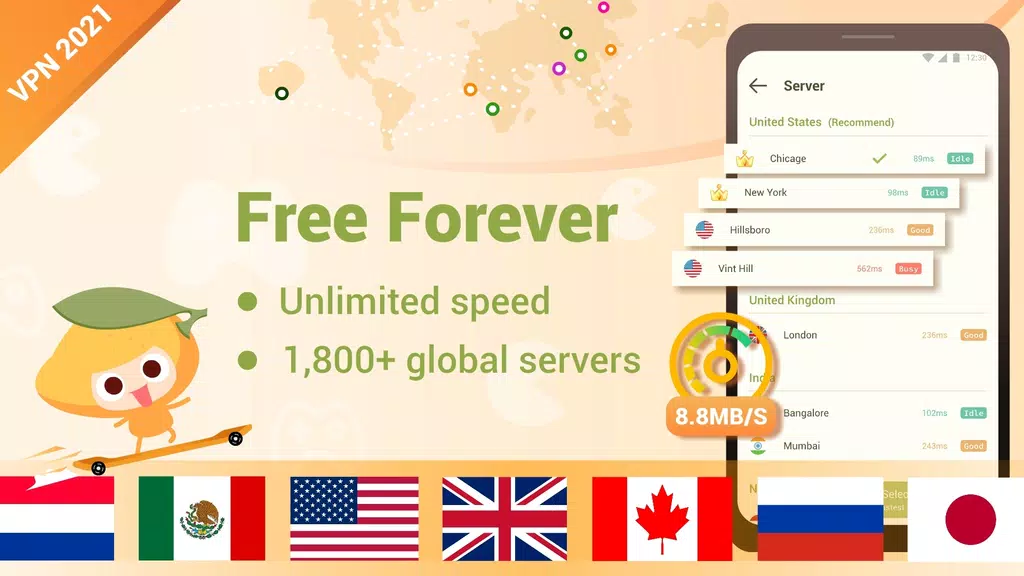 Mango VPN-Fast & Unlimited Screenshot1