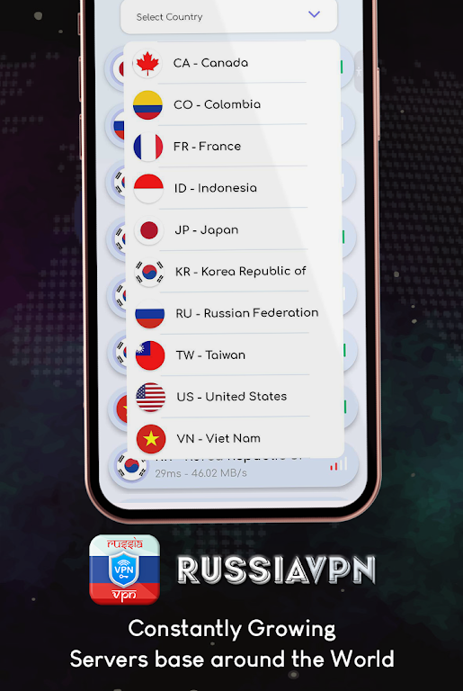 VPN Russia - get Russia ip VPN Screenshot3