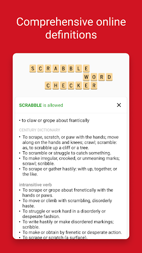 SCRABBLE Word Checker Screenshot1