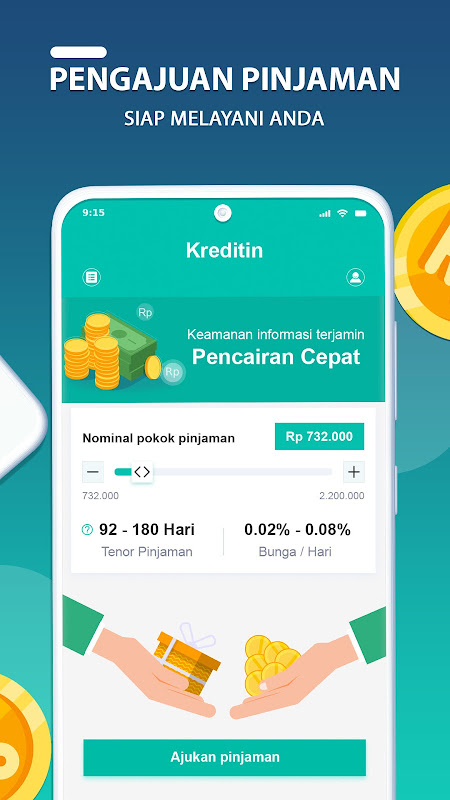 Kreditin - pinjaman tanpa agunan Screenshot1