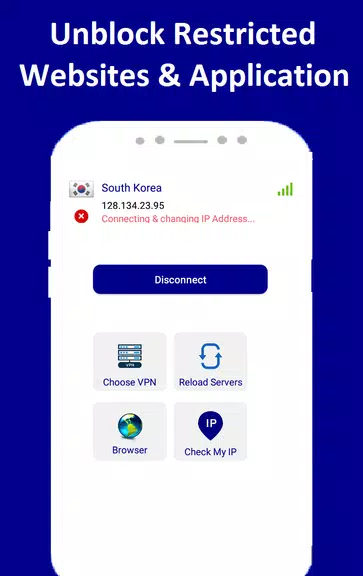 Korea VPN Free - South Korea VPN Master Screenshot1