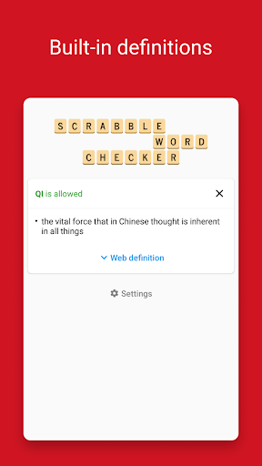 SCRABBLE Word Checker Screenshot3