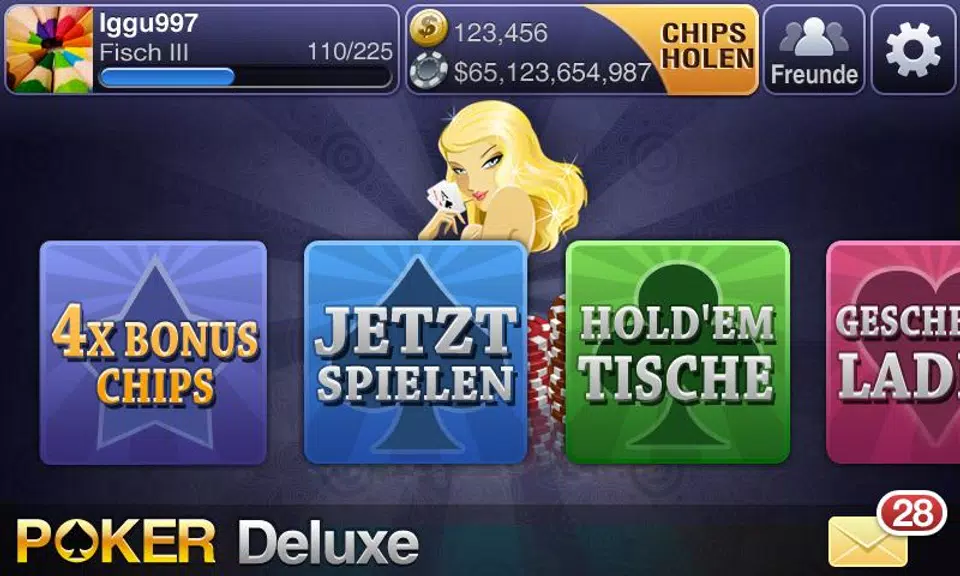 Deutsch Texas Poker Deluxe Screenshot1