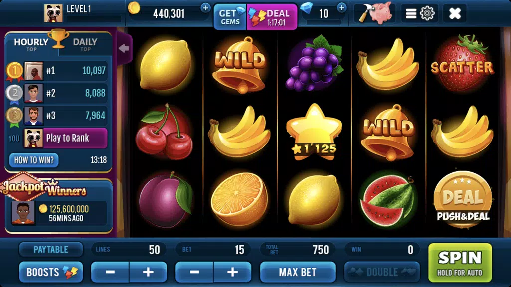 Classic 777 Slot Machine Screenshot1