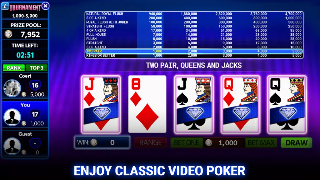 Video Poker by Ruby Seven Screenshot1