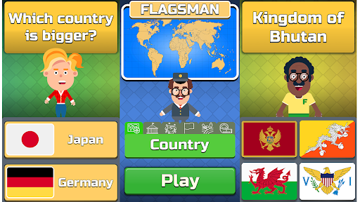 Geography: Countries and flags of the world Screenshot1