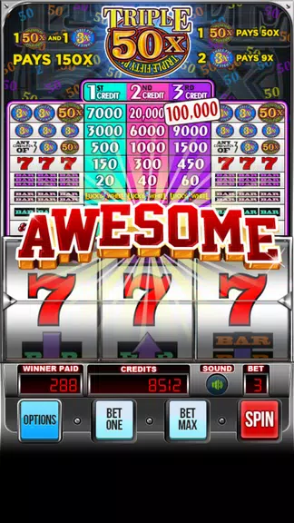 Triple 50x Pay Slot Machine Screenshot1