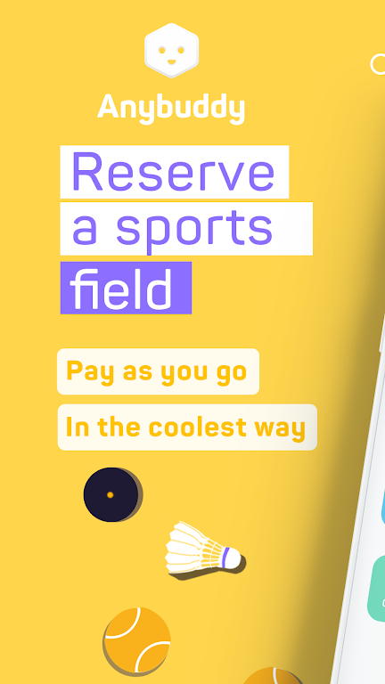 Anybuddy: book a sports field Screenshot1