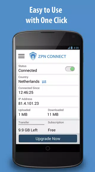 Free VPN Proxy - ZPN Screenshot1