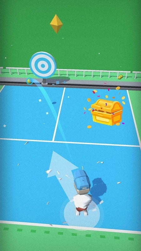 Tropical Tennis Swipe Screenshot2