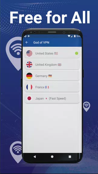 VPN : God VPN, VPM Free, Unlimited Fast VPB & BPN Screenshot3