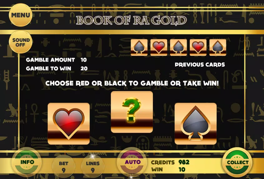 Book of RA Gold Slot Screenshot4