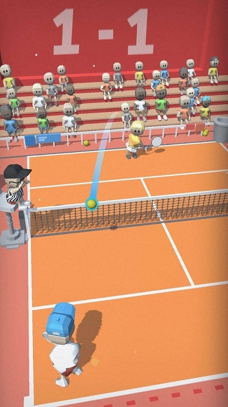 Tropical Tennis Swipe Screenshot1