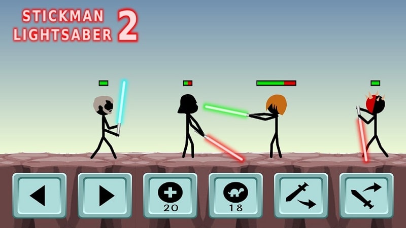 Stickman Lightsaber Warriors 2 Screenshot2