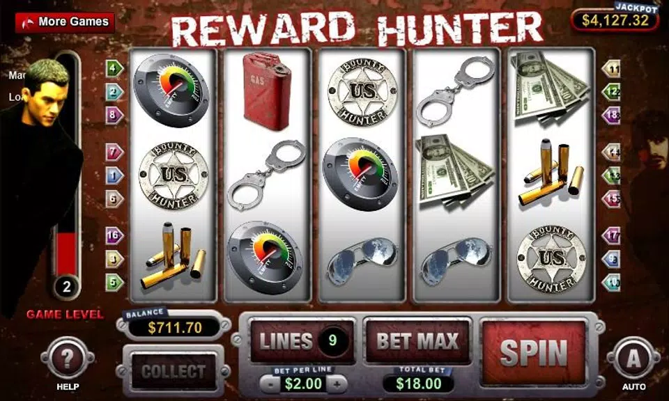 Reward Hunter Slot Machine Screenshot1