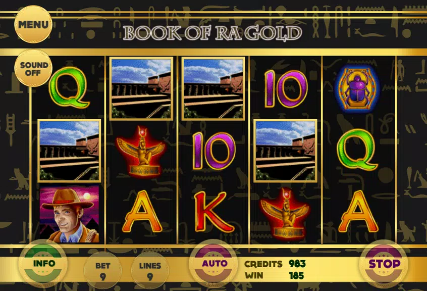 Book of RA Gold Slot Screenshot2