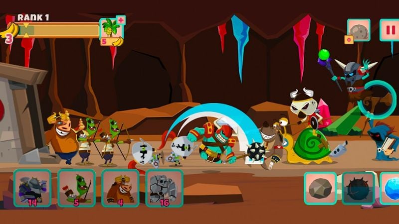 Monster Rush: Strategy TD war Screenshot2