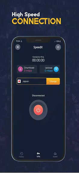 SpeedX VPN Fast & Secure Screenshot2