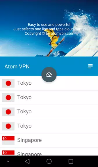 Atom VPN (100% free) Screenshot1