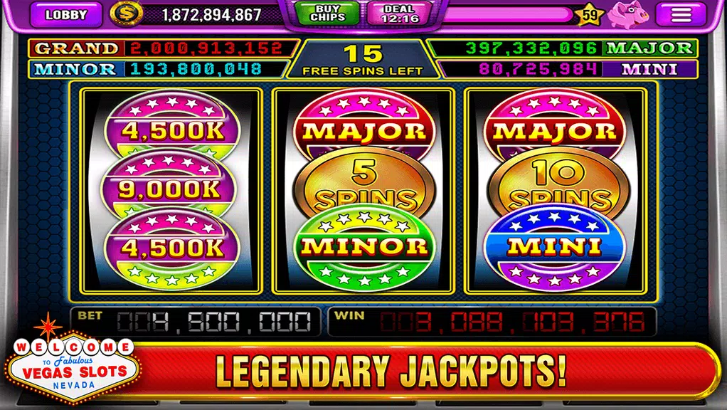 Vegas Slots - Play Las Vegas Casino Slot Machines! Screenshot1