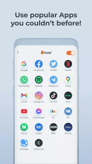 Hola Free VPN Proxy Unblocker Screenshot1