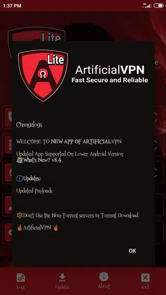 ArtificialVPN New Lite Screenshot4