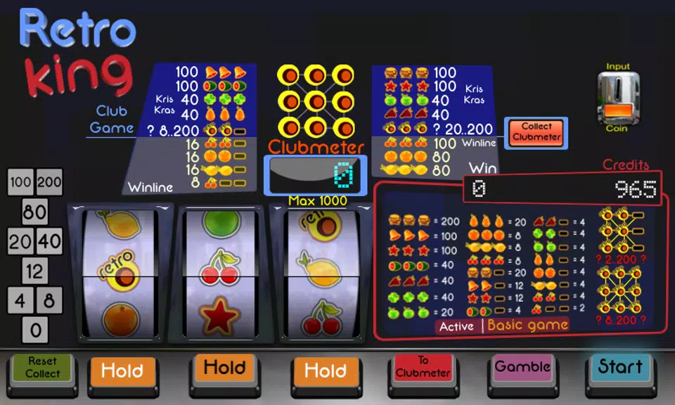 Retro King slot machine Screenshot3