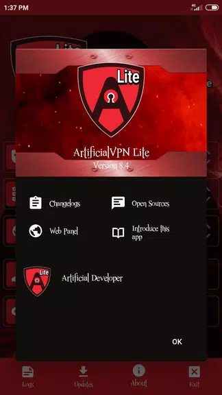 ArtificialVPN New Lite Screenshot2