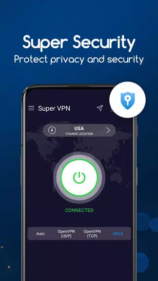 VPN Super-VPN Proxy Server & Secure App Screenshot4