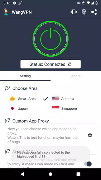 Wang VPN - Free Fast Stable Best VPN Just try it Screenshot2