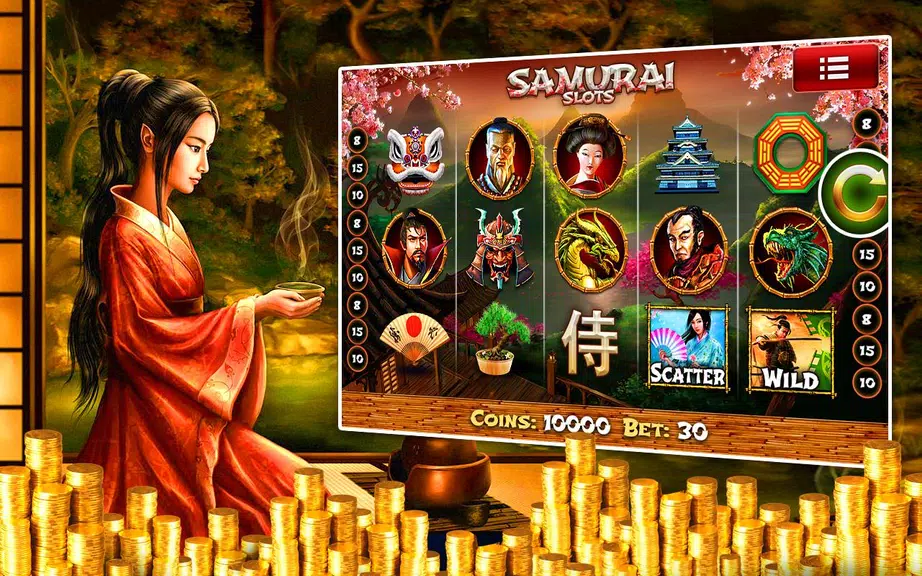 Samurai - Slot Machines Pokies Screenshot3