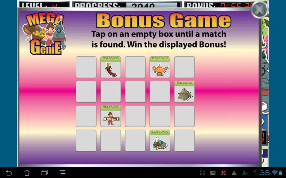 Mega Genie Slot Machine Screenshot4