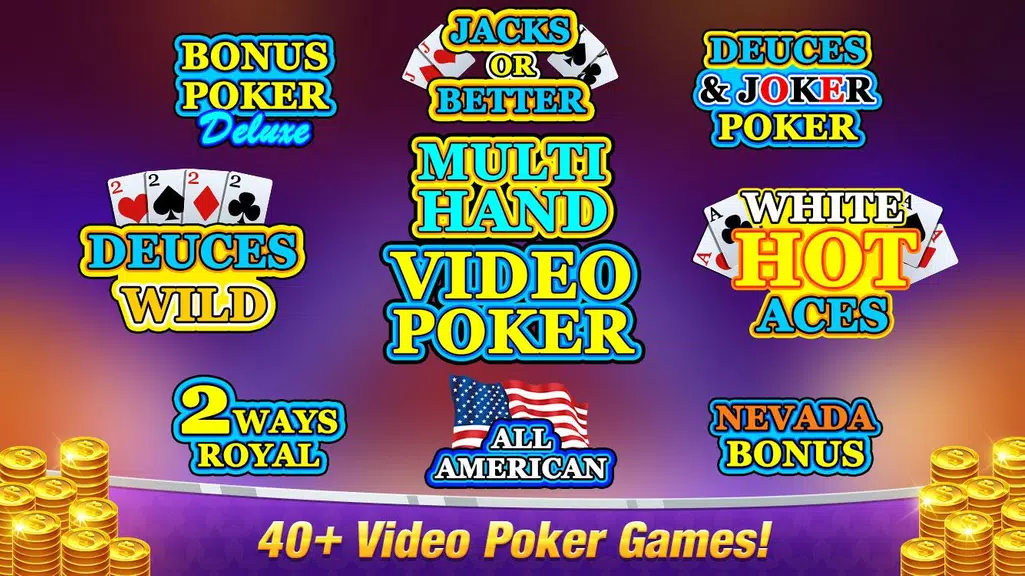 Video Poker - Classic Games Screenshot1