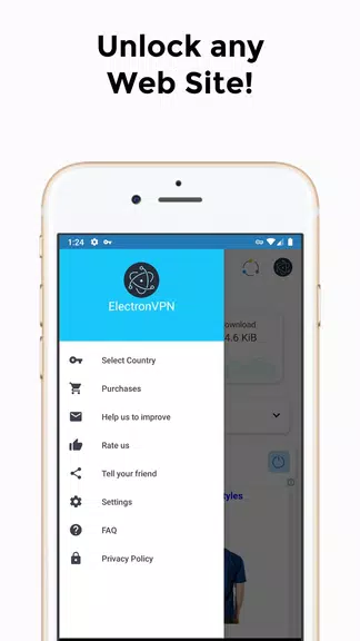 Electron VPN - Fast Secured Unlimited VPN WiFi Screenshot4