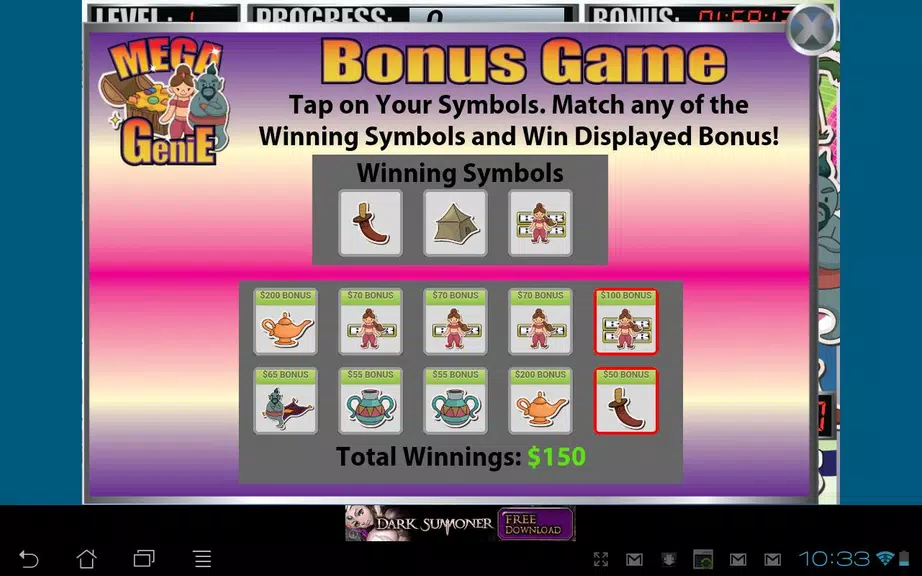 Mega Genie Slot Machine Screenshot3