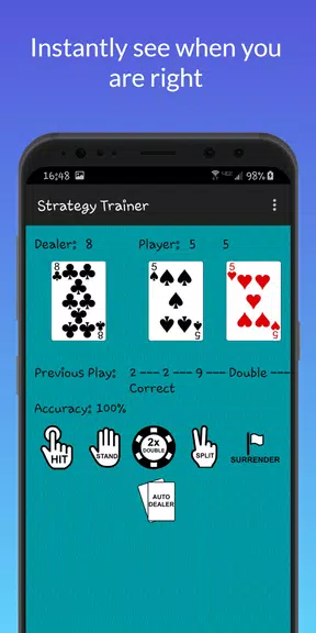 Blackjack Strategy Trainer Screenshot3