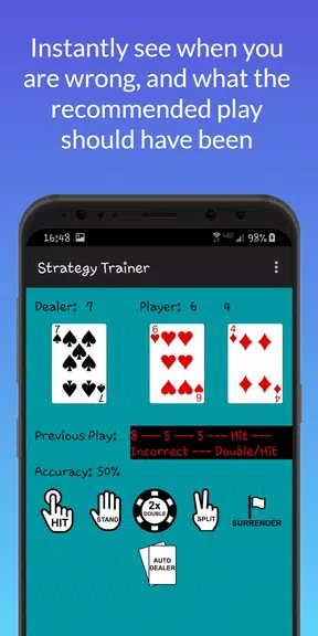 Blackjack Strategy Trainer Screenshot4