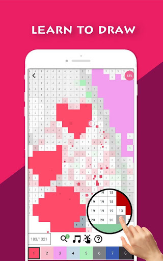 Color by Number – Pixel art coloring book Screenshot2